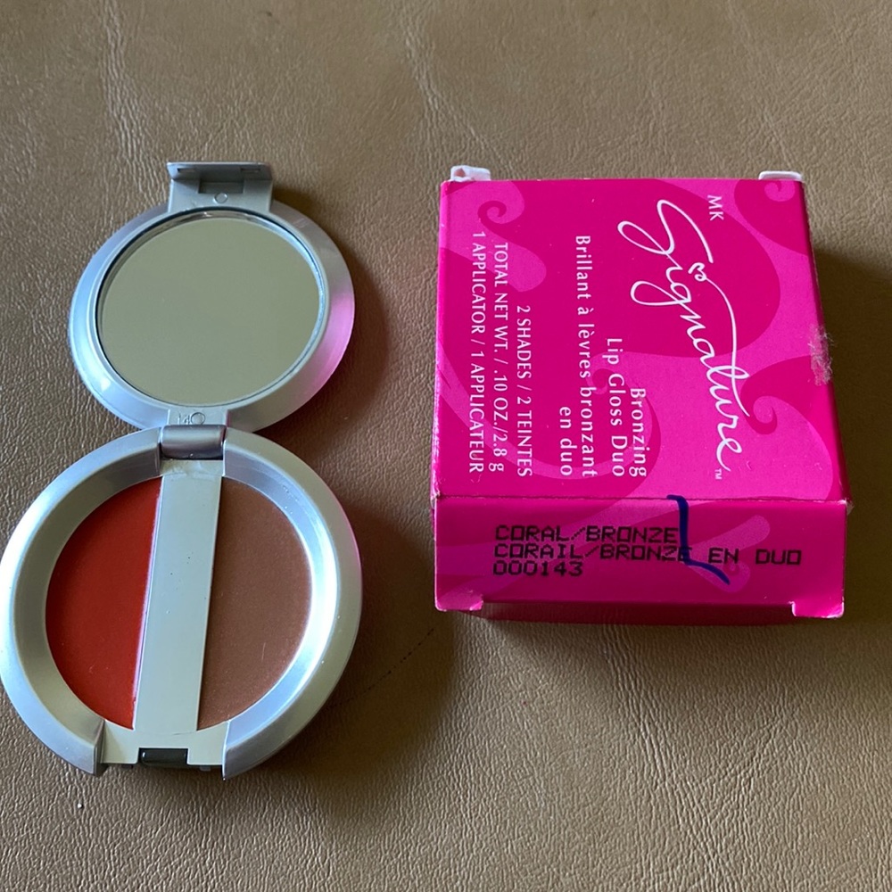 ❤️New Mary Kay Bronzing Lip Gloss Duo - Coral/Bronze